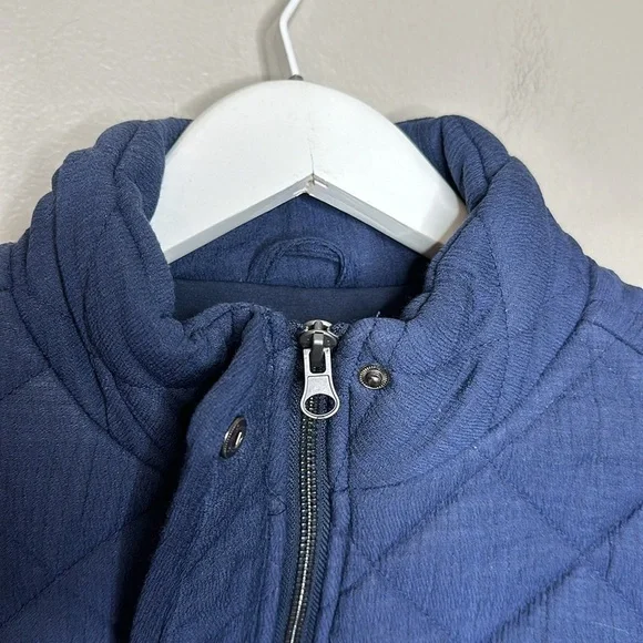 T39 Market & Spruce Quilted Coat Navy Blue New with Tags size XS Stitchfix Brand - Picture 3 of 11